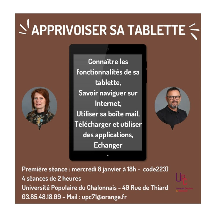 APPRIVOISER sa TABLETTE