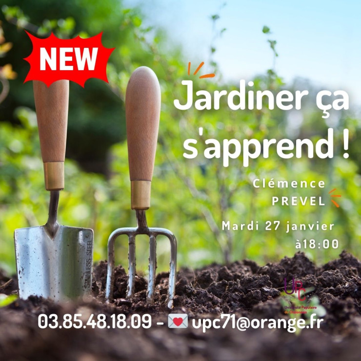 Nouveau cours: Jardiner ça s'apprend