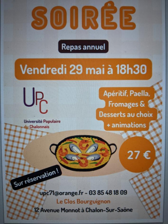 Repas annuel 2026
