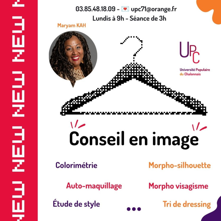 CONSEIL EN IMAGE Première séance le lundi 5 octobre à 9h00